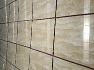 Losa de mármol natural beige de la teja de Omán para la renovación de la hospitalidad