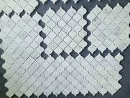 Decoración interior de la pared de mosaico de la linterna del traje de mármol blanco de la teja tamaño de 305 x de 305m m