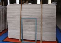 Línea de madera blanca tejas de piedra de mármol blancas gris oscuro beige de China Perlino Bian Guizhou Serpeggiante de la losa de la plata de madera de la vena