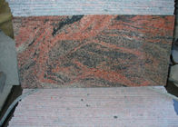 El granito rojo 12X12 de la piedra de China Nutral del multicolor que pavimenta haciendo frente al casquillo teja las losas