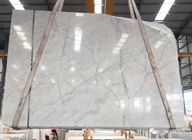 Losa de piedra natural de mármol blanca adicional de la losa 2 cm del calacatta de Italia
