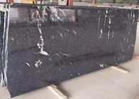 Losas de piedra naturales negras aprobación opcional de FormA del grueso de 10 - de 60m m