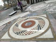 Medallones comerciales del piso de mosaico, medallones Waterjet del piso del diseño moderno