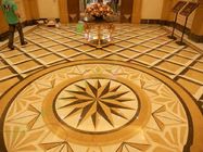 Medallones beige del piso del mármol del salón para decorativo al aire libre/interior