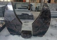 Estándar de encargo del SGS/del CE del tamaño de las lápidas mortuorias conmemorativas del granito del diseño moderno