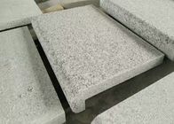 Piedra de pavimentación de piedra de la pavimentadora de la piedra que hace frente del granito del blanco gris para la piscina