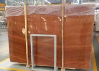 Las losas de piedra naturales rojas del grano de madera artesonan densidad de encargo del ³ de la talla 2,69g/cm