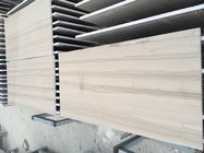 Traje interior/al aire libre del borde plano de la teja de mármol natural de madera gris de la vena