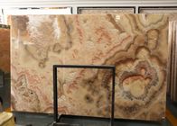 Superficie lisa pulida teja de mármol natural del final de la decoración de la pared