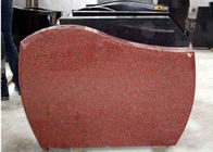 Resistencia de flexión conmemorativa pulida roja de las lápidas mortuorias 37.6Mpa del granito del bosquejo