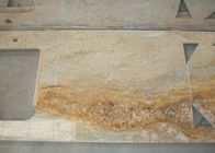 Hojas pulidas del granito para las encimeras, losas pulidas tamaño modificadas para requisitos particulares del granito