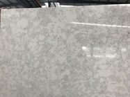 El mármol le gusta la vena que dirige la encimera de Bianco Carrara, cuarzo blanco duro Worktop