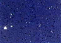 Grueso natural azul marino de la piedra del cuarzo de la losa el 93% del cuarzo opcional