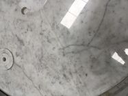 La vanidad blanca del cuarto de baño del mármol de Venato del cararra de Bianco remata para el rennovation de la hospitalidad