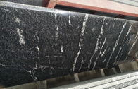 Granito negro de diversas del color losas de piedra naturales del control con el material blanco de la vena