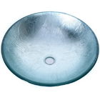 Tipo lavabo/embalaje modelo redondo del cartón del vidrio sintético del lavabo de cristal