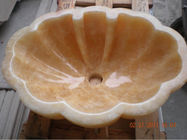 Fregadero de mármol elegante del cuarto de baño/lavabo de piedra natural para la decoración interior