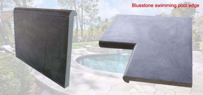 Tejas y losa azules sin pulir durables de la piedra caliza de las