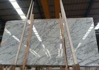 Tejas naturales del mármol de Statuario, baldosa de mármol blanca modificada para requisitos particulares del tamaño