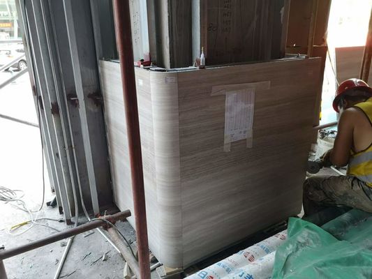 El compuesto de aluminio de mármol a prueba de mal tiempo del panal artesona 4000x1200m m