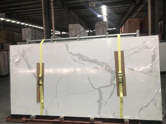 Encimeras de piedra sólidas del cuarzo los 3cm artificial del grueso los 2cm