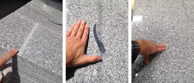 Pasos interiores del autobús del granito de las escaleras G603 del granito de las canalizaciones verticales de los pasos de la piedra de Ourdoor para las escaleras al aire libre