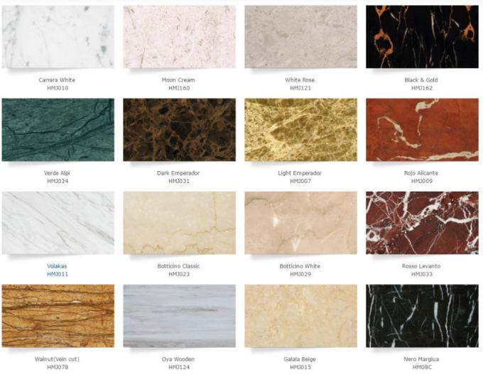 De oro/Brown/gris/blanco/beige/negro/amarillo/Bianco Cararra/mármol barato de China para solar/teja/cubierta/pared/losa