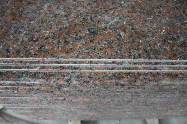 Granito táctil de la hoja de arce barata china G562, granito del rojo del arce
